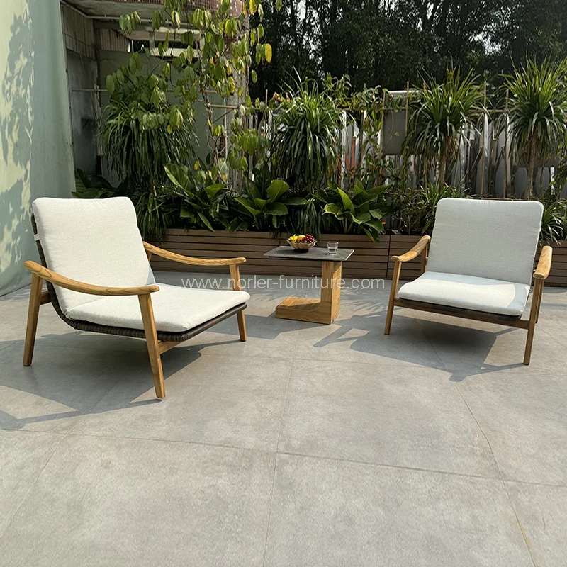 Vonkajší balkón Teak drevená záhrada